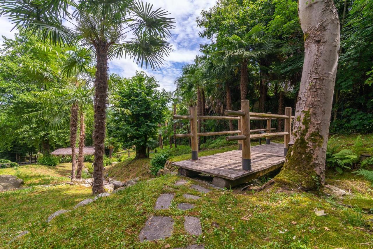 L'Ortensia Della Villa Isabella, Camera Con Vista Lago, Balcone Sul Parco E Bagno Esclusivo All'Esterno Della Camera Stresa Extérieur photo